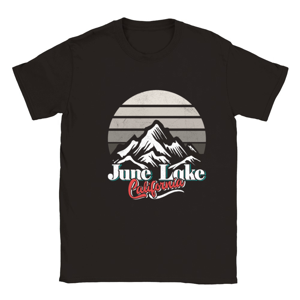 JUNE LAKE CALIFORNIA Fan Vintage Nevada June Classic Kids Crewneck T-shirt