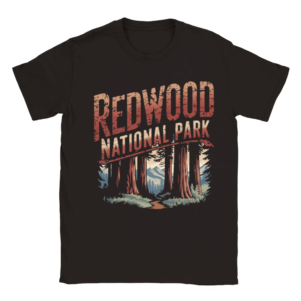 Redwood National park vintage Classic Kids Crewneck T-shirt