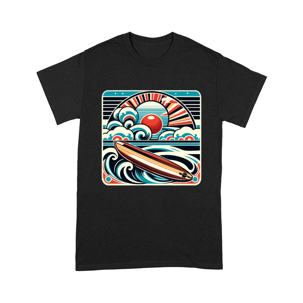 Surfers Retro Surfboard Vintage Surf Oceans Comfort T-shirt