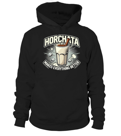 Vintage Retro Style Horchata Mexican Drink Summer Hoodie Unisex