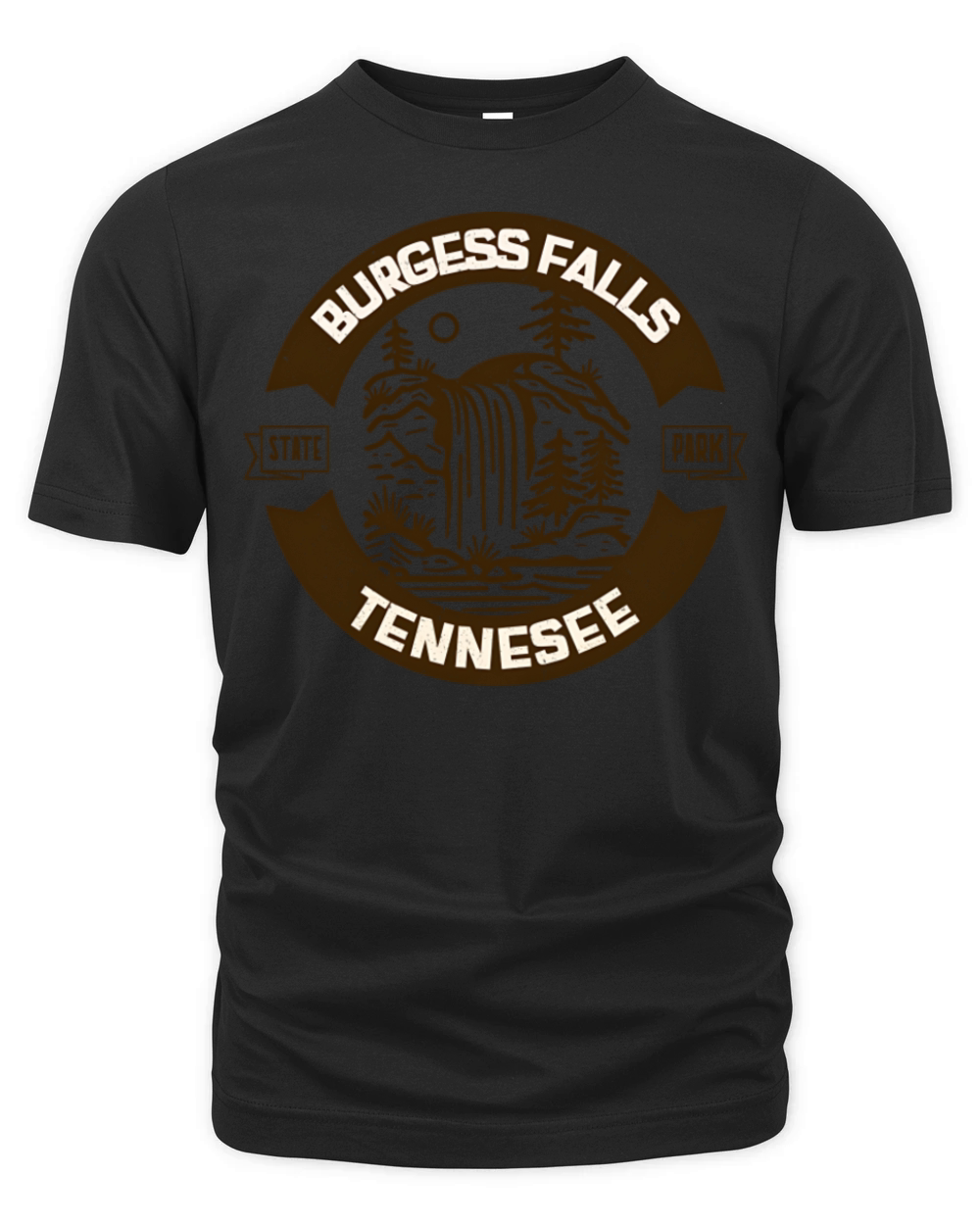 Burgess Falls Vintage Travel Organic Unisex T-shirt