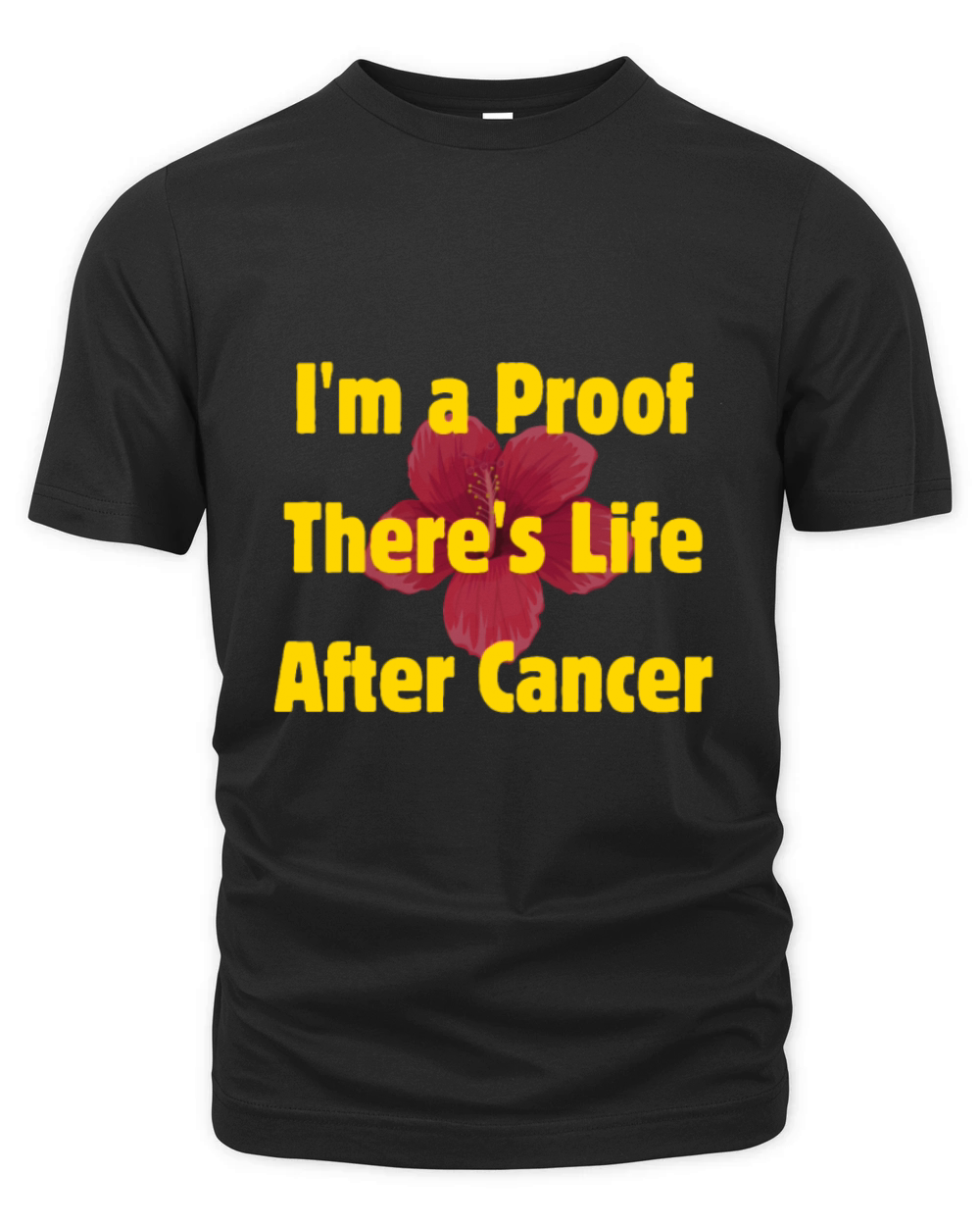Supportive quote cancer hope Organic Unisex T-shirt