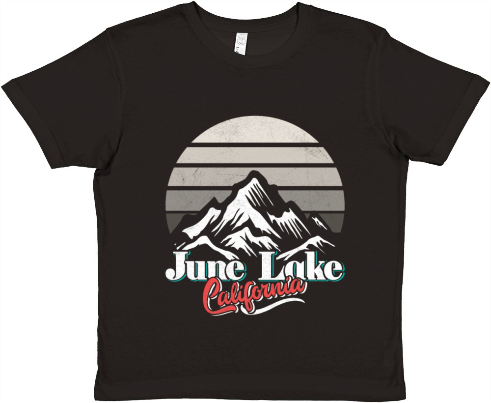 JUNE LAKE CALIFORNIA Fan Vintage Nevada June Premium Kids Crewneck T-shirt
