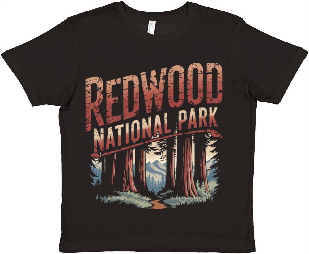 Redwood National park vintage Premium Kids Crewneck T-shirt