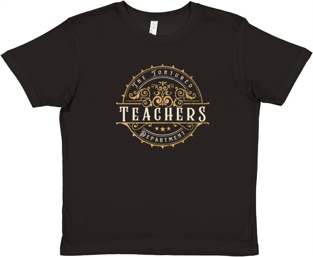 The Tortured Teachers Department Funny Educator Bi Premium Kids Crewneck T-shirt