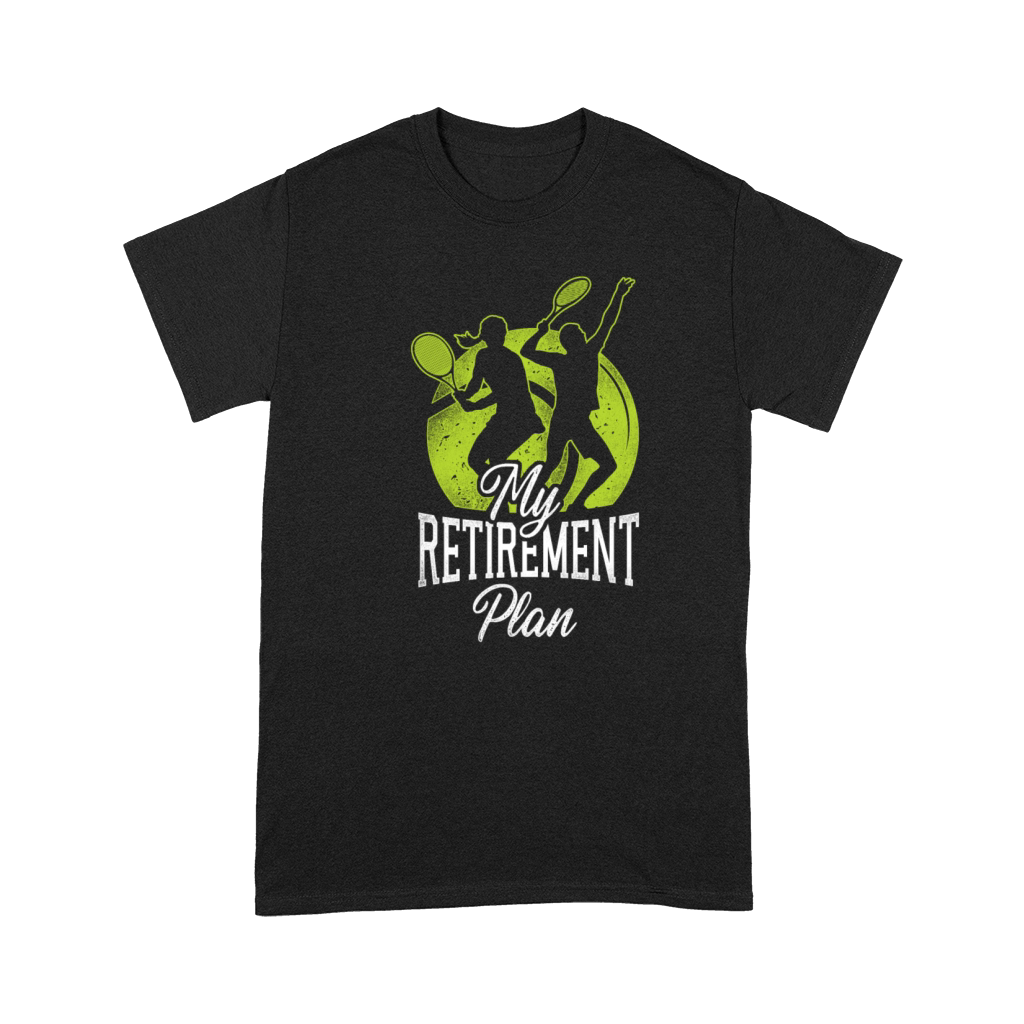 Funny Tennis Player Racket Retired Premium T-shirt