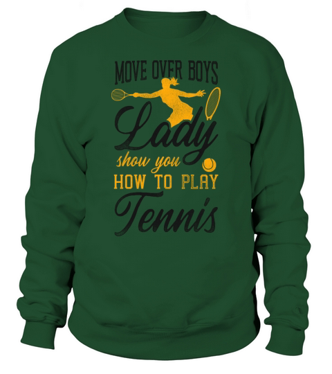 Funny Tennis Player Racket Girl Sweatshirt Unisex