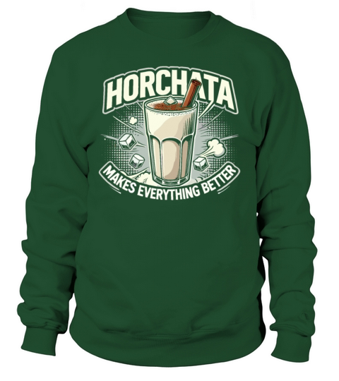 Vintage Retro Style Horchata Mexican Drink Summer Sweatshirt Unisex