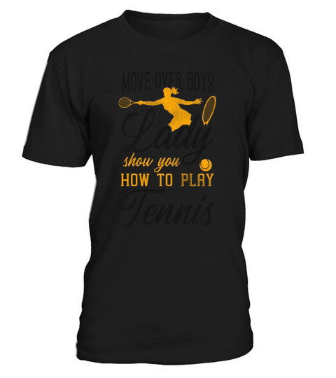 Funny Tennis Player Racket Girl T-Shirt Unisex
