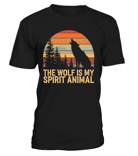 The Wolf Is My Spirit Animal Howling Wolf T-Shirt Unisex