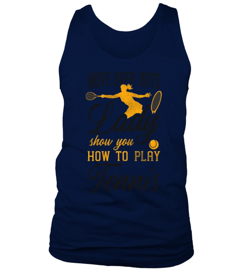 Funny Tennis Player Racket Girl Tank Top Unisex
