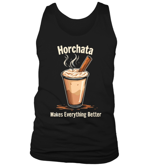 Vintage Retro Style Horchata Mexican Drink Summer Tank Top Unisex