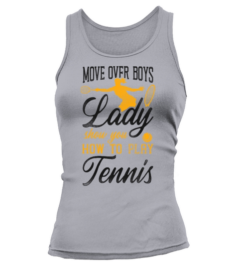 Funny Tennis Player Racket Girl Tank top Woman