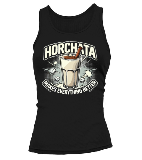 Vintage Retro Style Horchata Mexican Drink Summer Tank top Woman