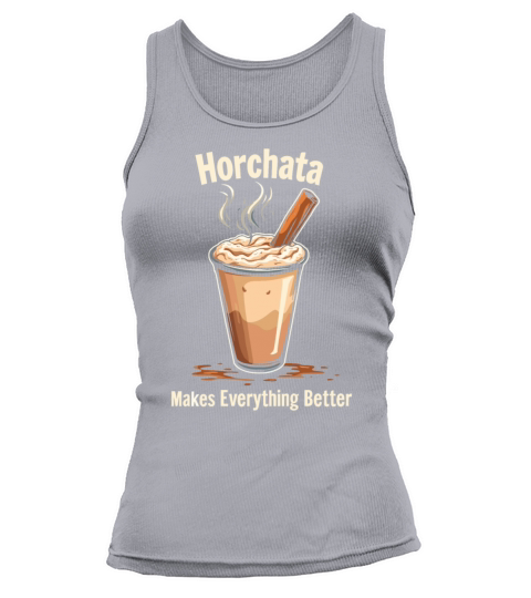 Vintage Retro Style Horchata Mexican Drink Summer Tank top Woman