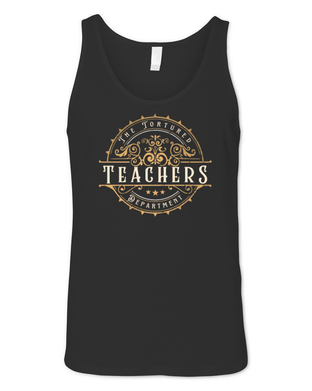The Tortured Teachers Department Funny Educator Bi Unisex Jersey Tank
