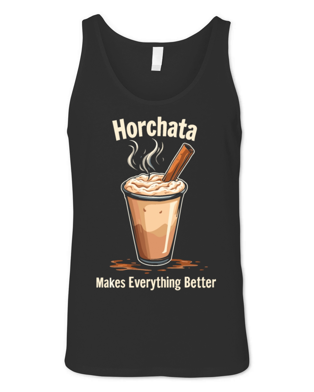 Vintage Retro Style Horchata Mexican Drink Summer Unisex Jersey Tank