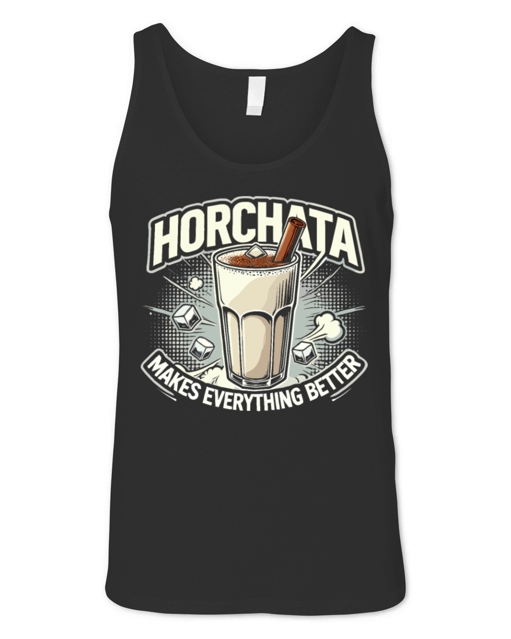Vintage Retro Style Horchata Mexican Drink Summer Unisex Jersey Tank