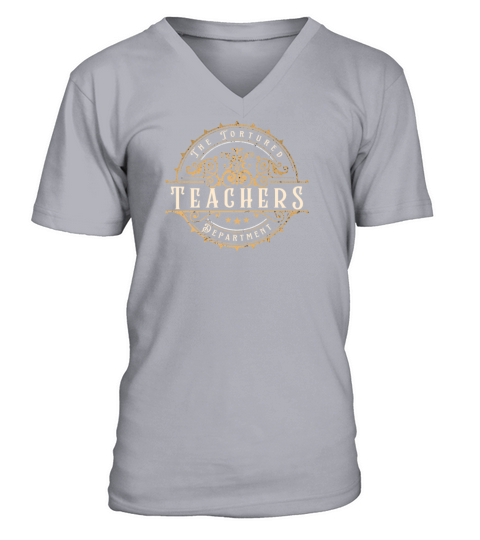 The Tortured Teachers Department Funny Educator Bi V-Neck T-shirt