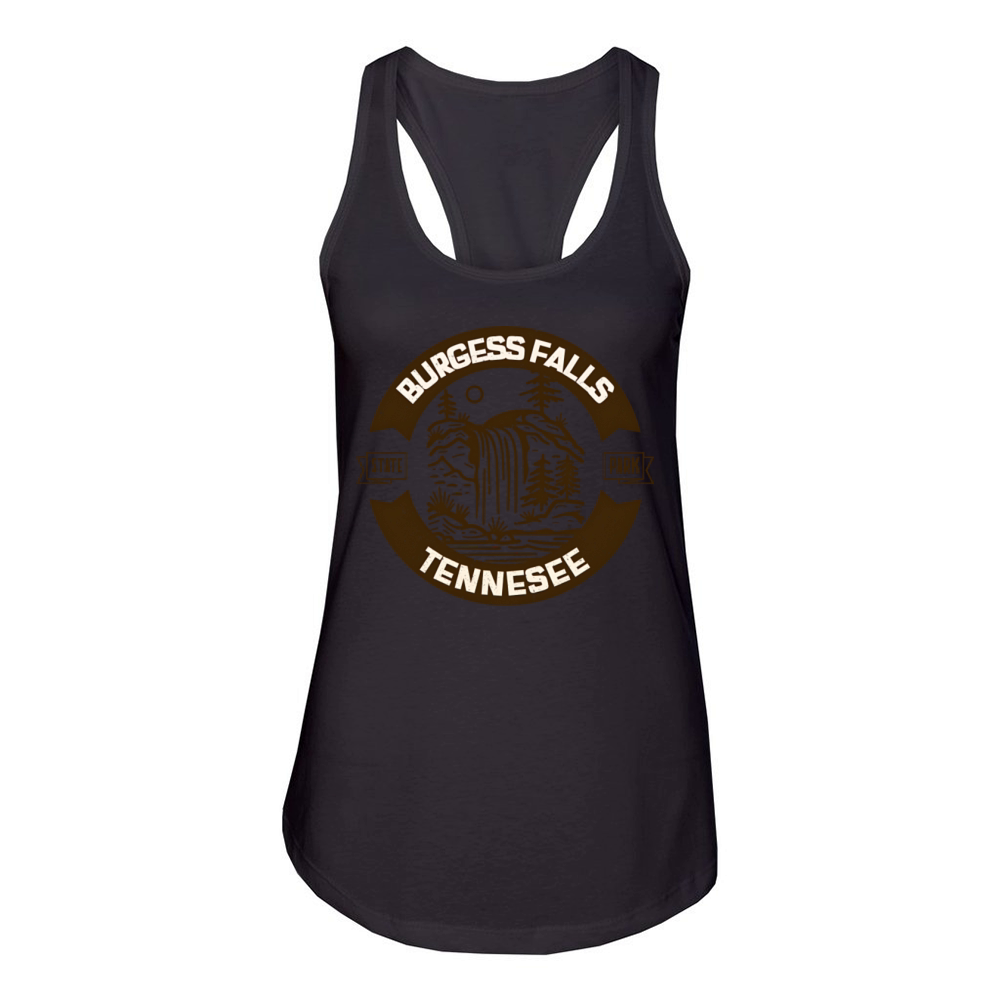 Burgess Falls Vintage Travel Women's Racerback Tank