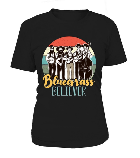 Bluegrass Believer Retro Musician Country Music Women's T-Shirt