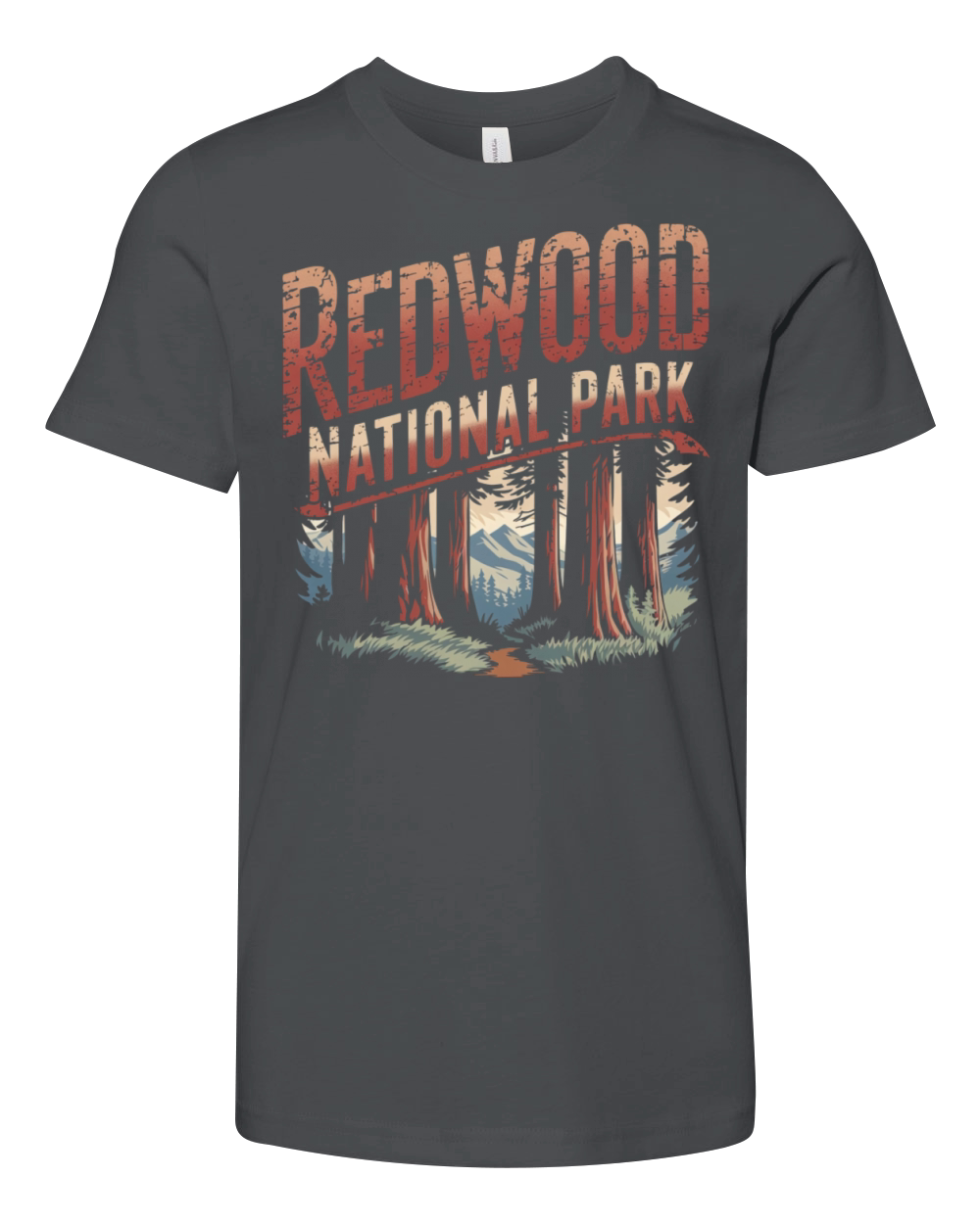 Redwood National park vintage Youth Unisex Jersey Tee
