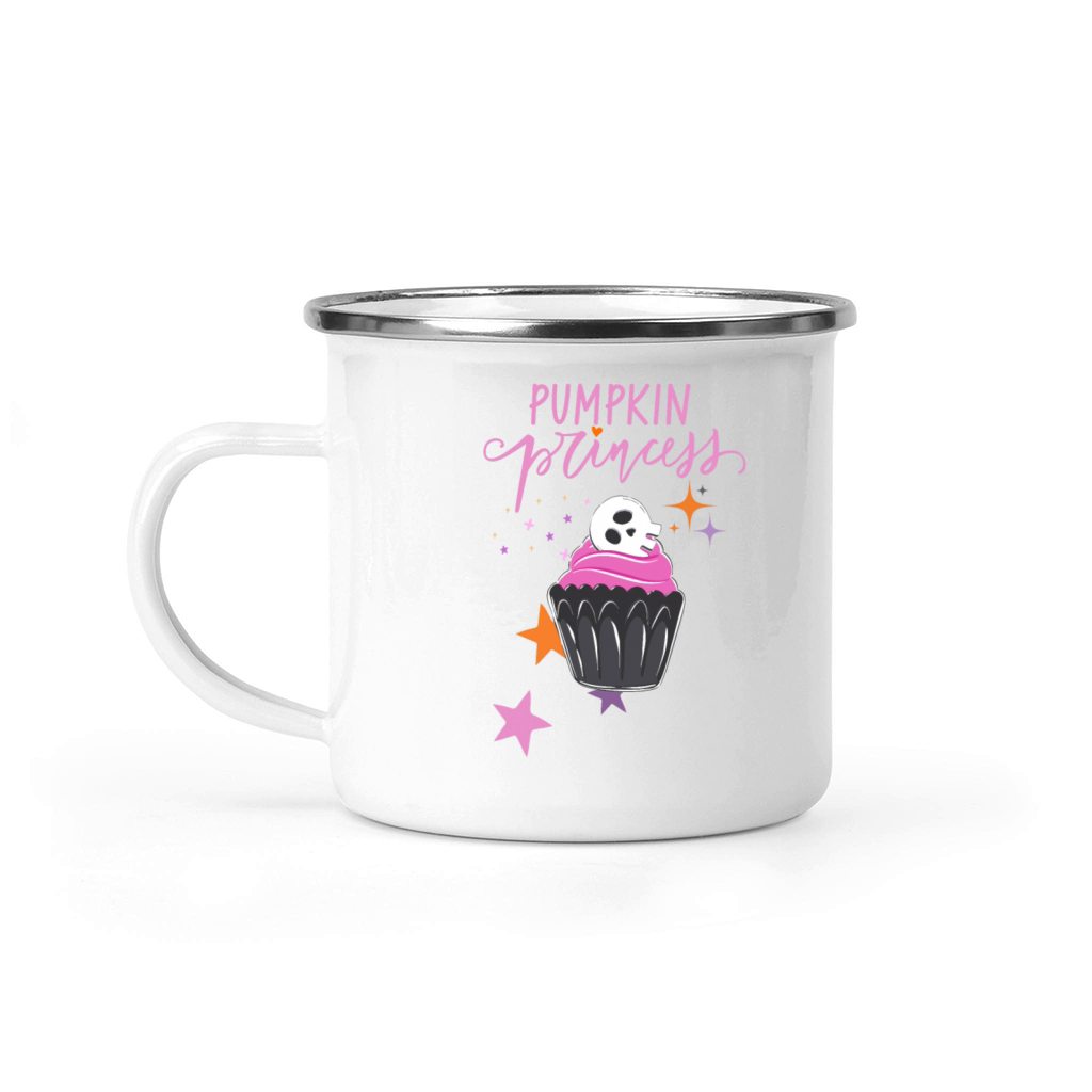 Pinkoween Funny Quote Pumpkin Princess Camping Mug