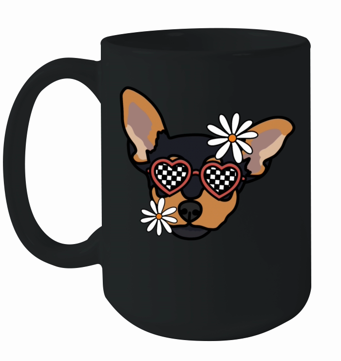 Min Pin Retro Dog Ceramic Mug