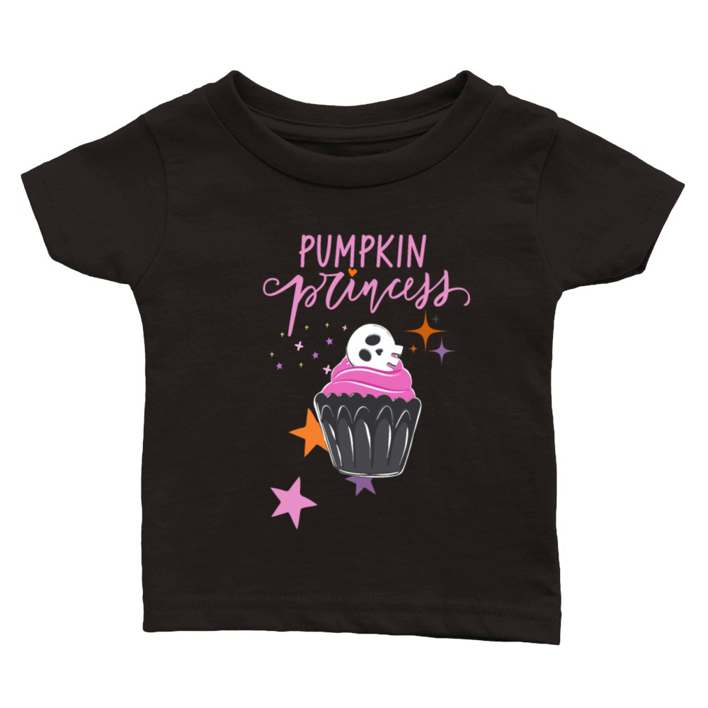 Pinkoween Funny Quote Pumpkin Princess Classic Baby Crewneck T-shirt
