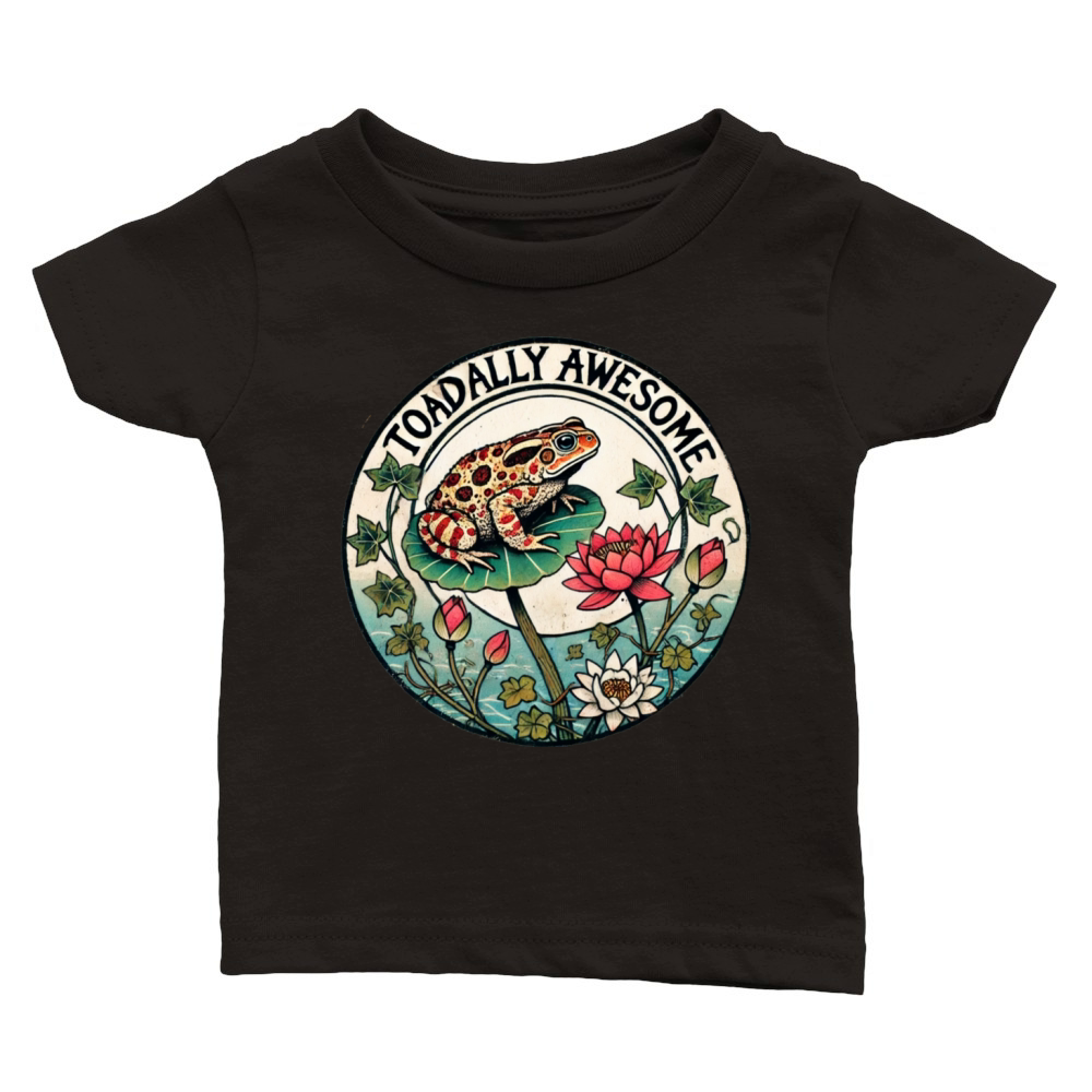 Toadally Awesome Classic Baby Crewneck T-shirt