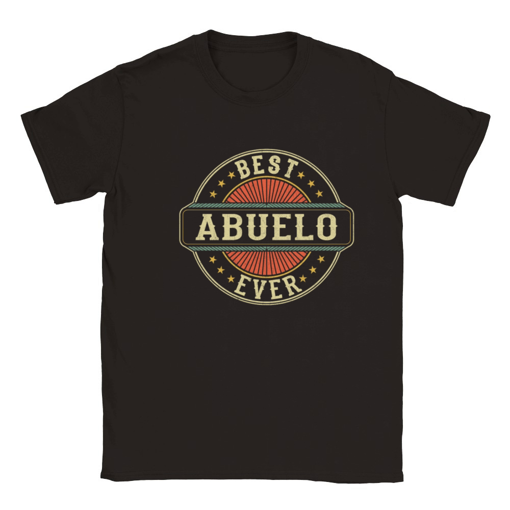 Best Abuelo Ever Retro Vintage Spanish Grandpa Classic Kids Crewneck T-shirt