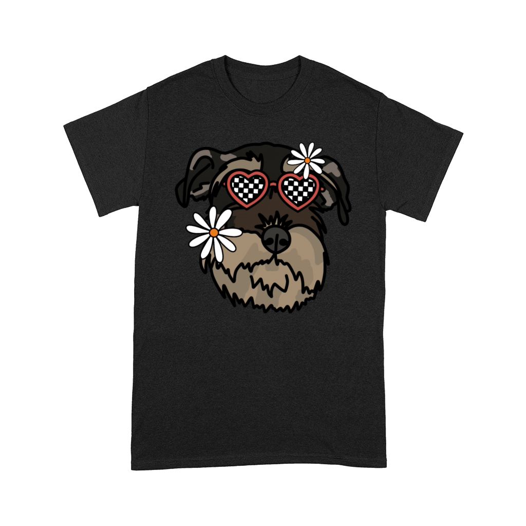 Schnauzer Retro Dog Comfort T-shirt