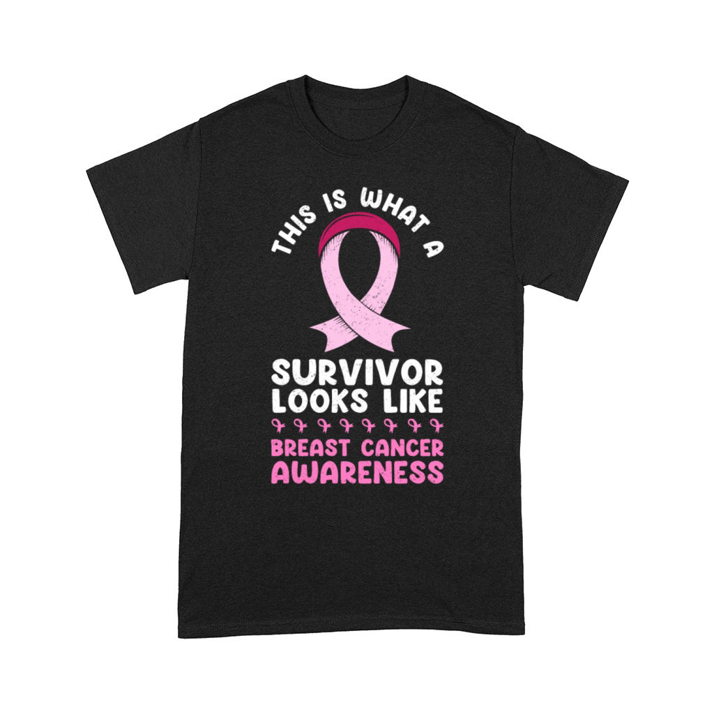 This Is What A Survivor Looks Like Breast Cancer Comfort T-shirt