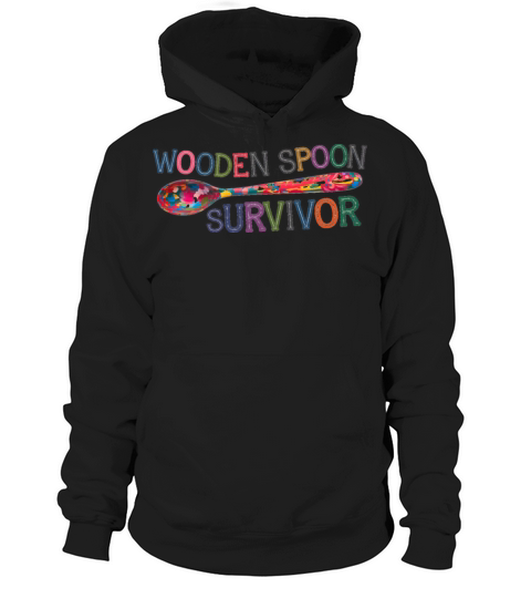 Wooden Spoon Survivor colorful Hoodie Unisex