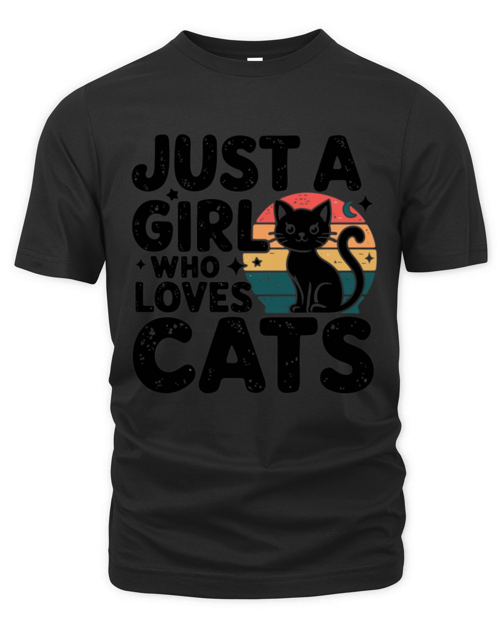 Just A Girl Who Loves Cats Organic Unisex T-shirt