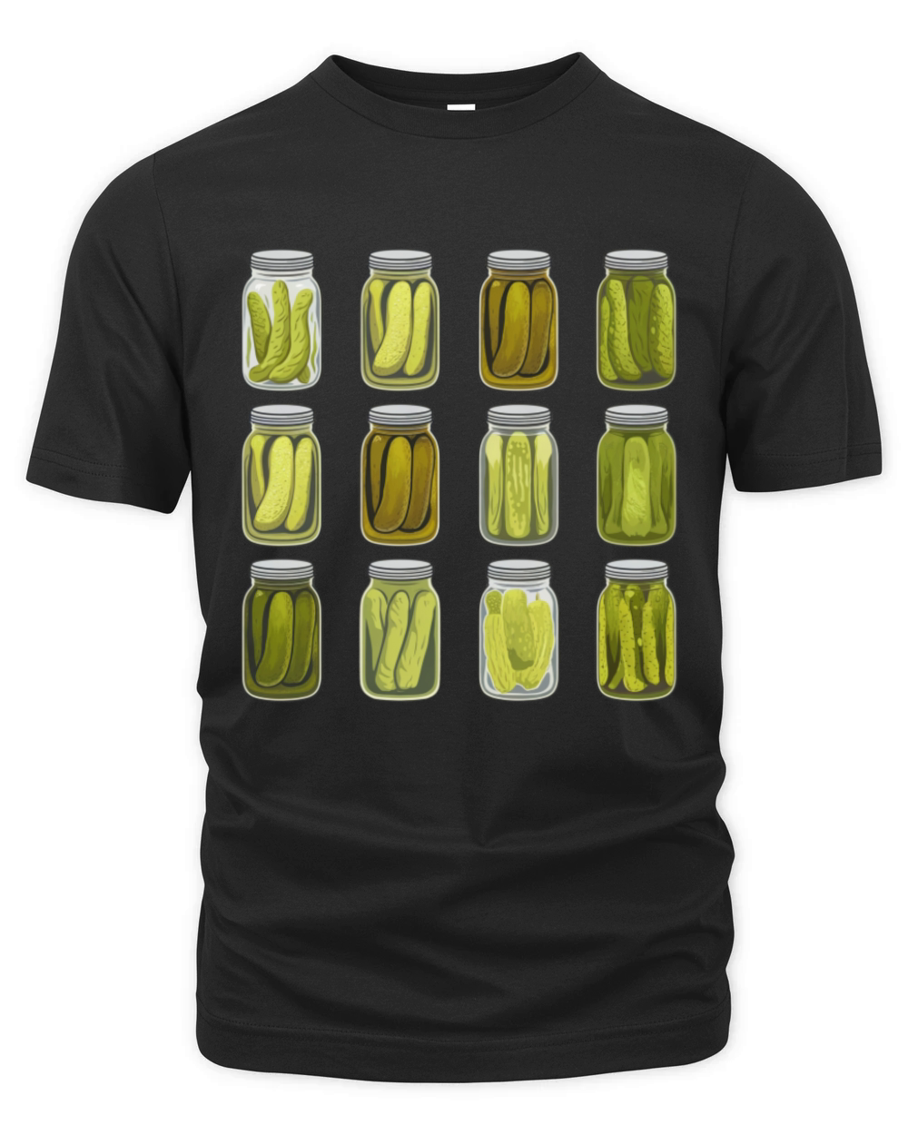 Pickle Lover Vintage Canned Pickles Jar Christmas Organic Unisex T-shirt