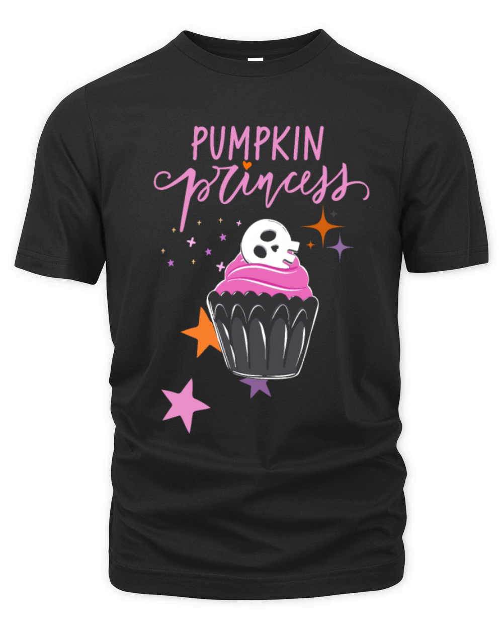 Pinkoween Funny Quote Pumpkin Princess Organic Unisex T-shirt