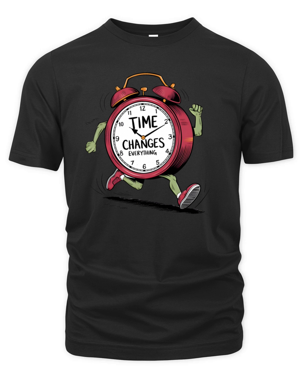 quotes Time Changes Everything Organic Unisex T-shirt