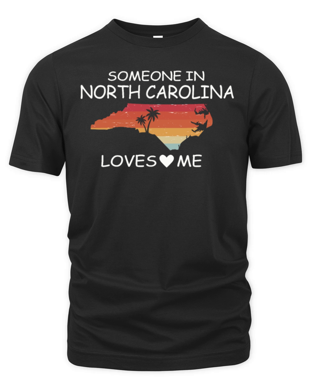 Someone In North Carolina Loves Me Organic Unisex T-shirt