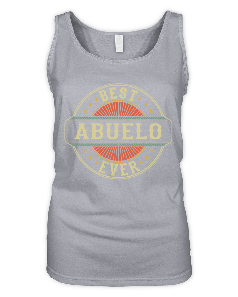 Best Abuelo Ever Retro Vintage Spanish Grandpa Organic Women's Tank Top