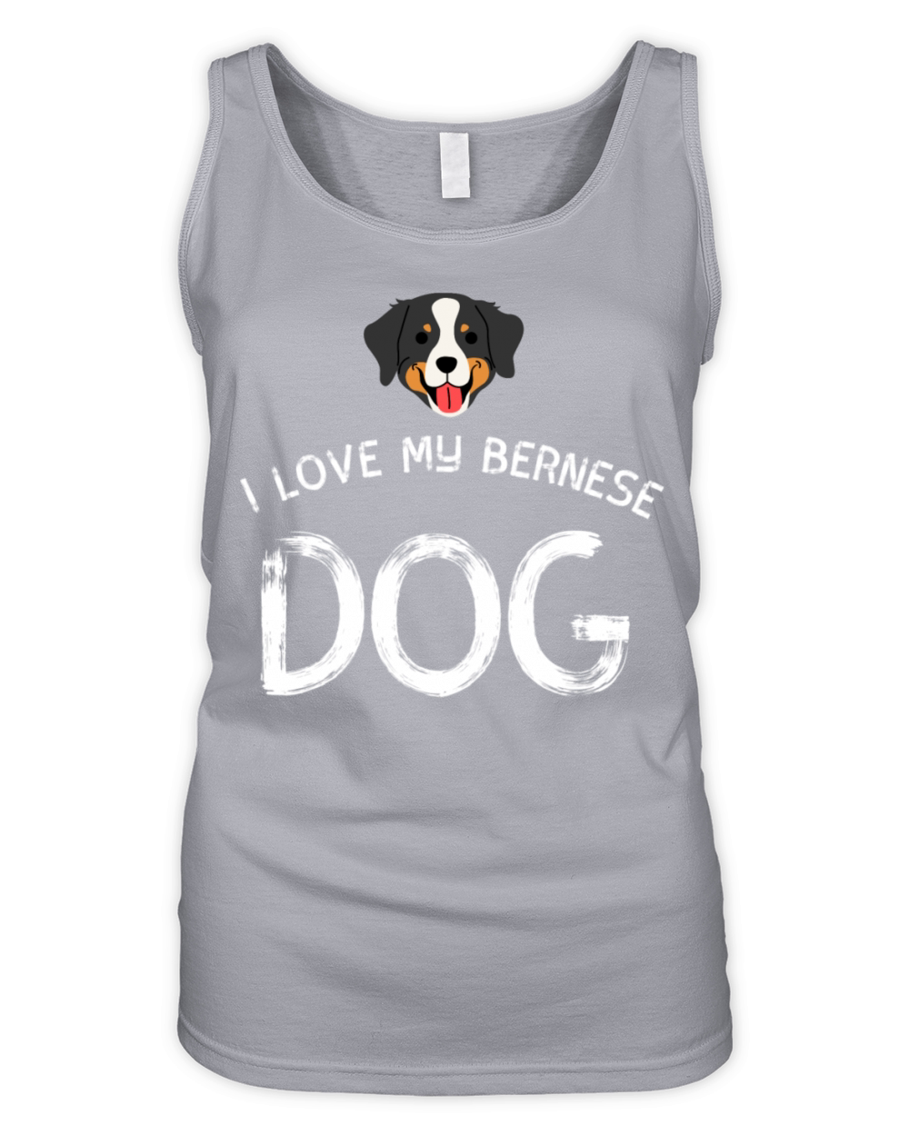 I Love My Bernese Dog Organic Women's Tank Top