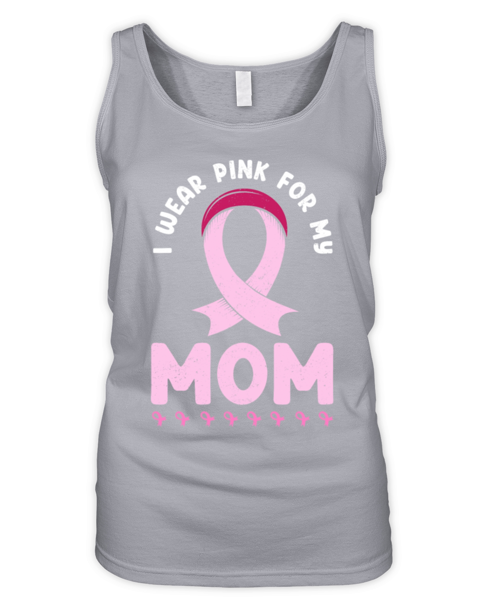 I Wear Pink For My Mom Breast Cancer Organic Women's Tank Top