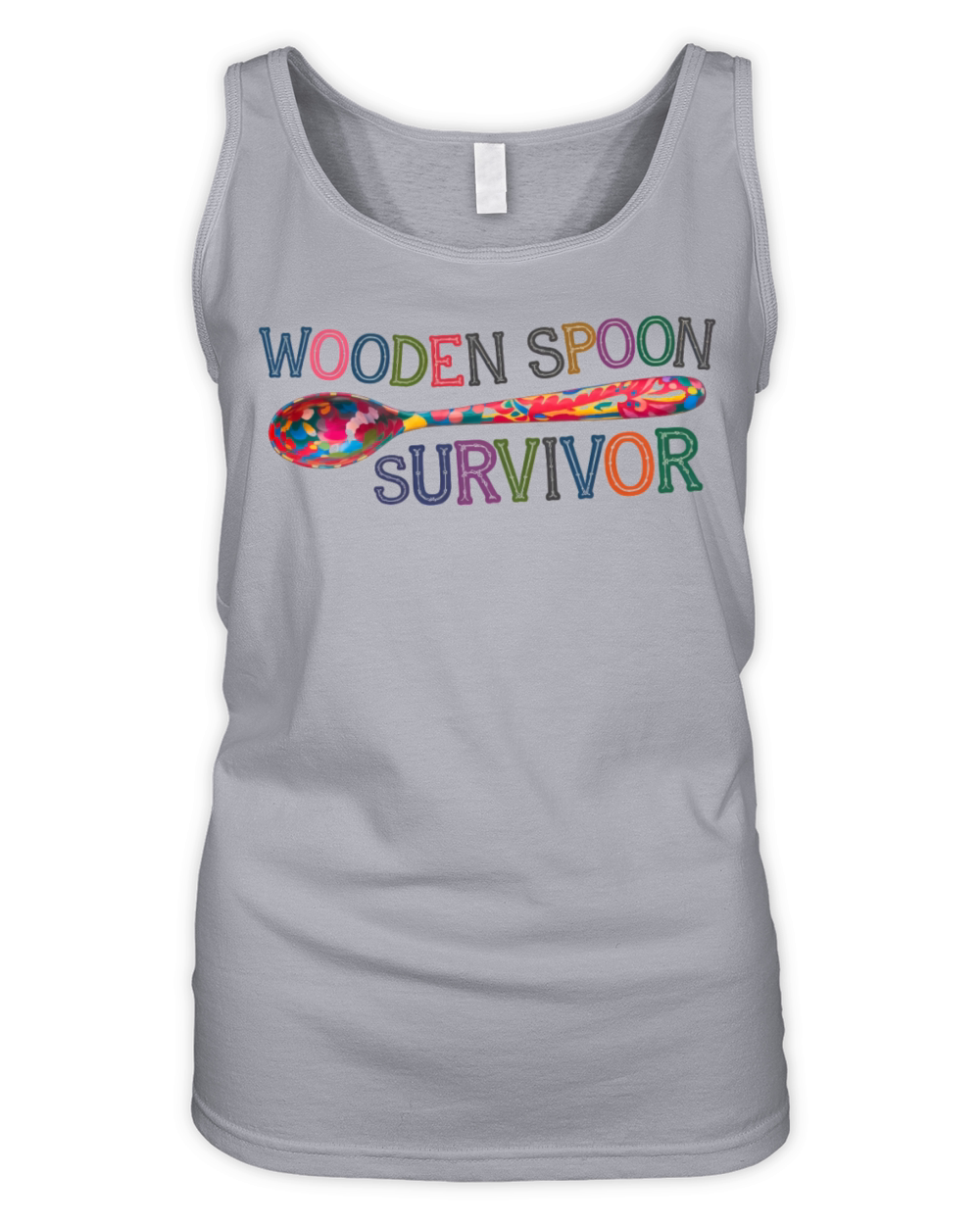 Wooden Spoon Survivor colorful Organic Women's Tank Top