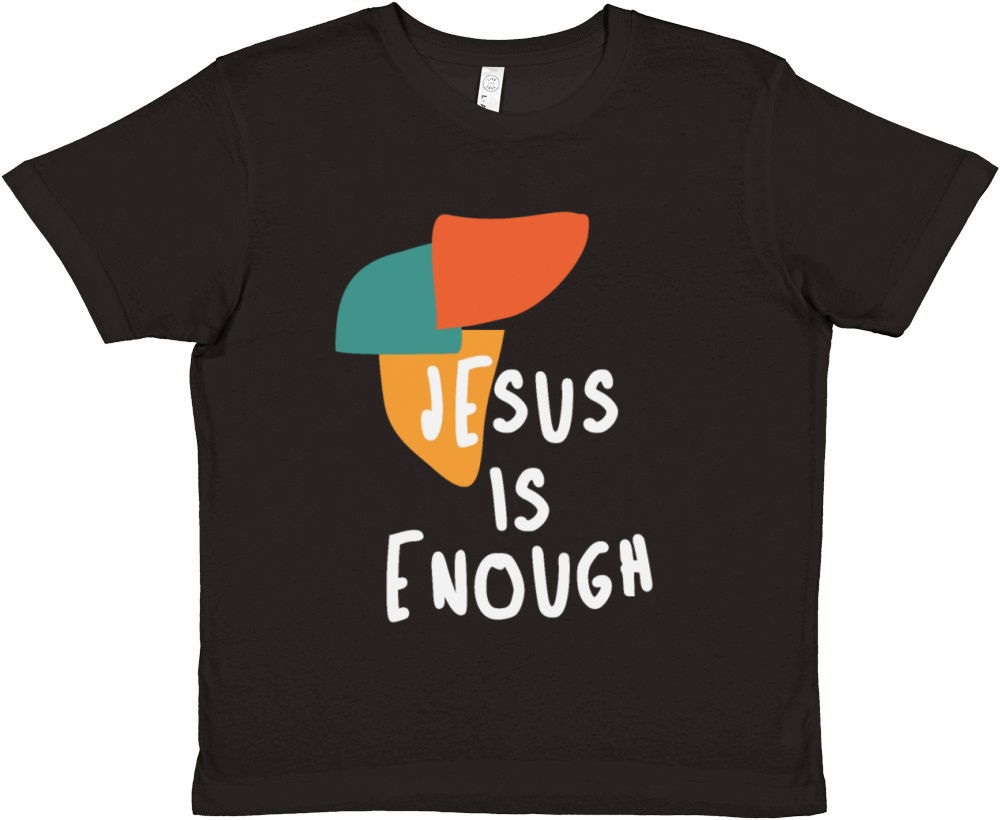 Jesus is Enough - Powerful Christian Quote Premium Kids Crewneck T-shirt