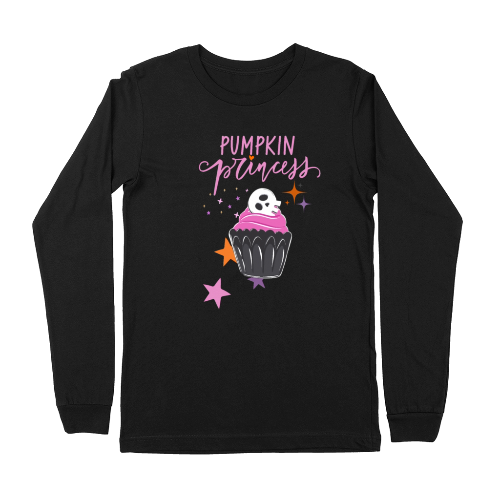 Pinkoween Funny Quote Pumpkin Princess Premium Long Sleeve