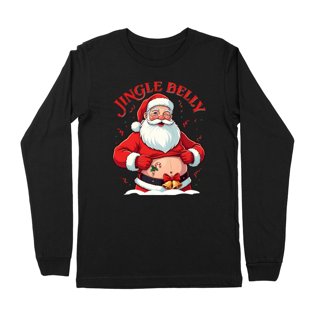 Santa Jingle Belly Premium Long Sleeve