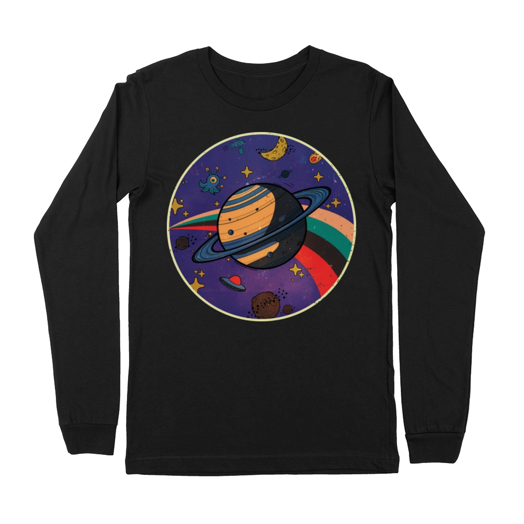 Saturn - Planet Vintage Premium Long Sleeve