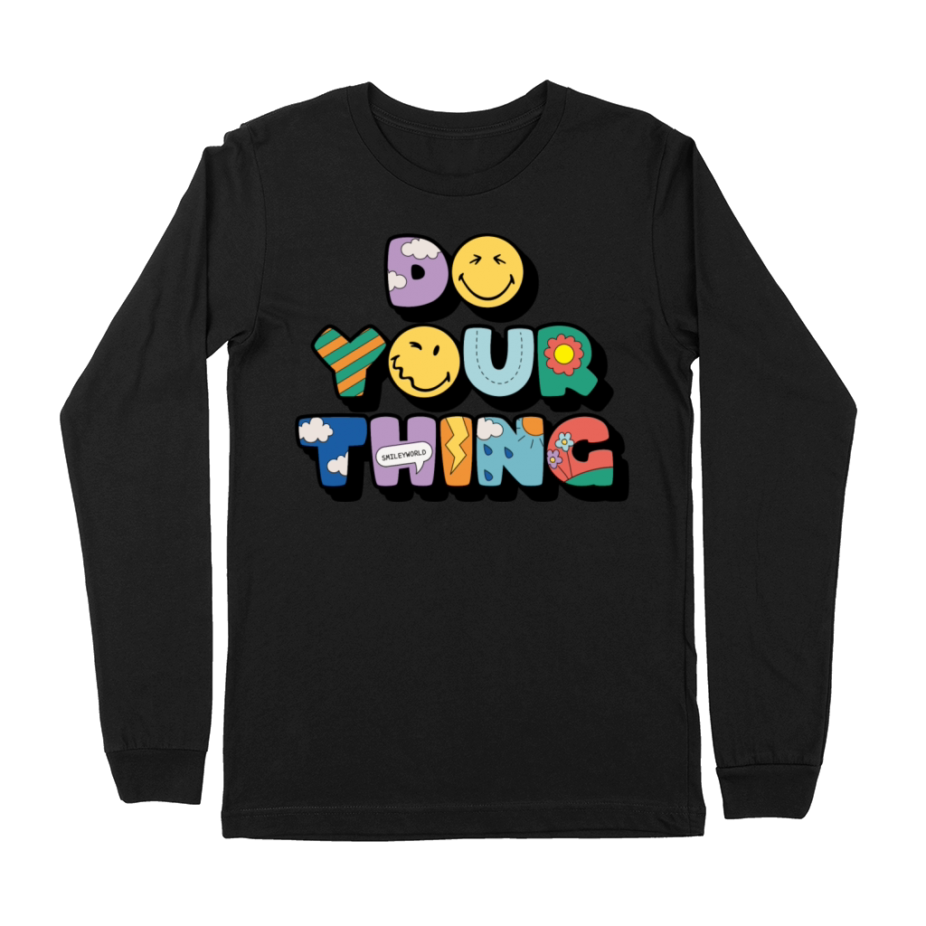 SmileyWorld Do Your Thing Colourful Letters Premium Long Sleeve