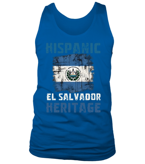 Hispanic El Salvador Heritage Month Tank Top Unisex