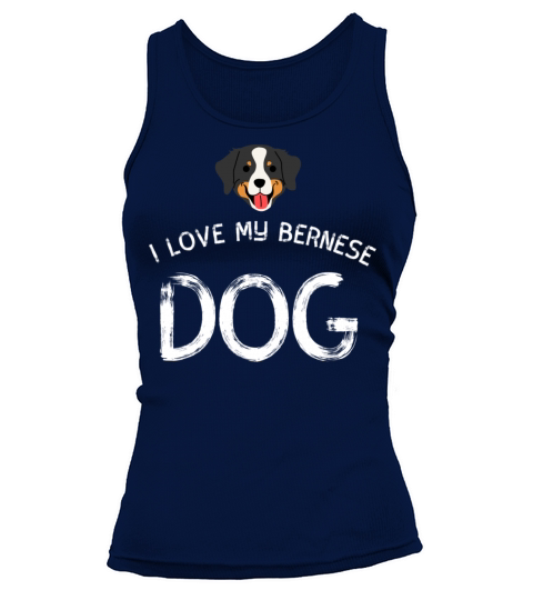 I Love My Bernese Dog Tank top Woman